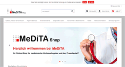 Desktop Screenshot of medita-shop.de